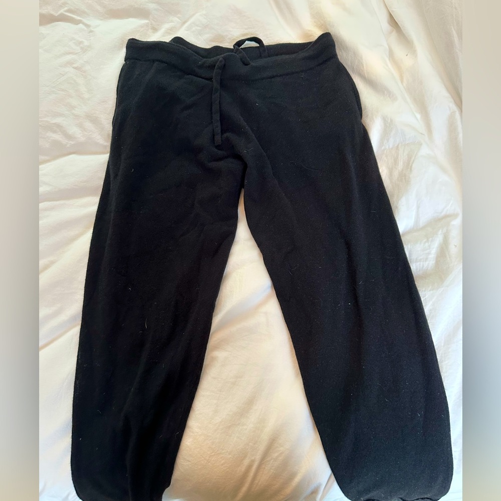 HATCH maternity cashmere jogger | Medium Black